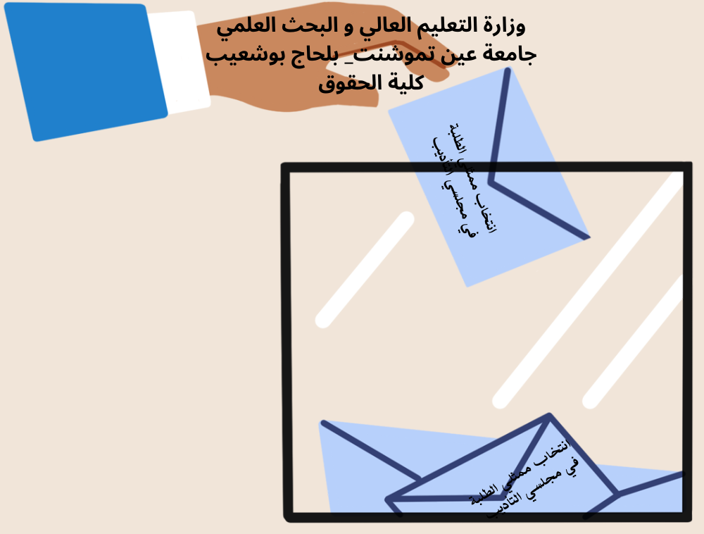 اعلان عن انتخاب ممثلي الطلبة في مجلسي التأديب في الكلية‎